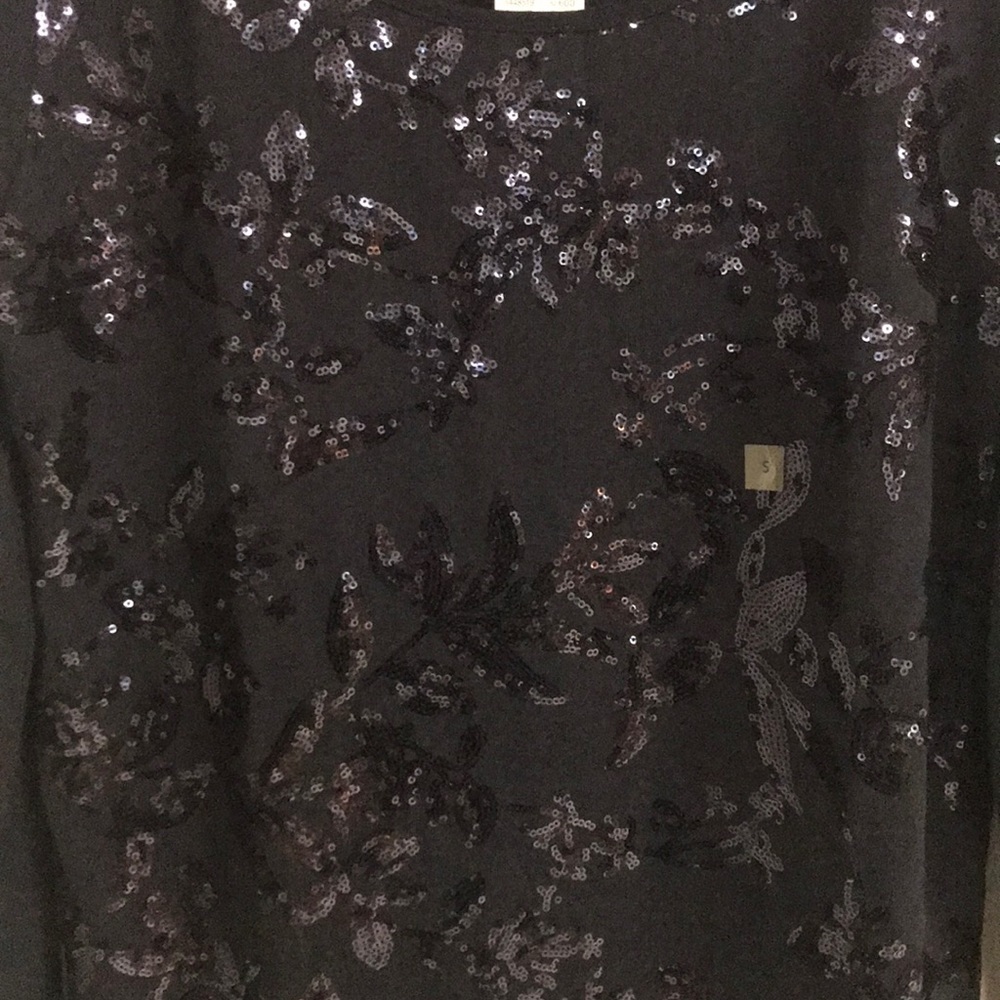 Ann Taylor Factory  NavySequence Shirt  small - Picture 3 of 6